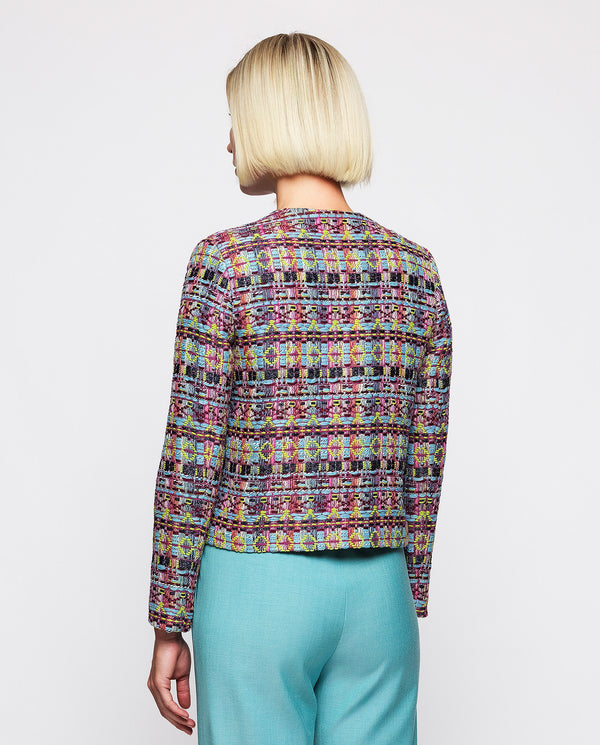 Chaqueta tweed multicolor by MIRTO