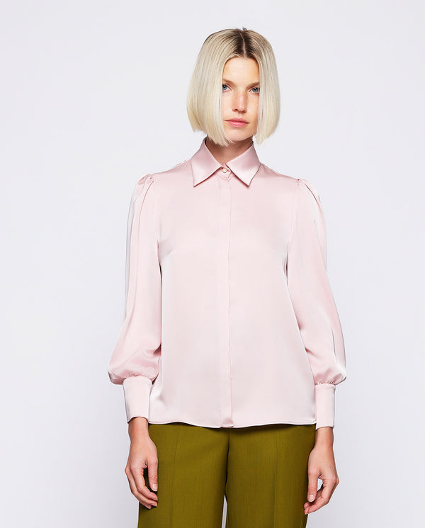 Blusa fluida rosa by MIRTO