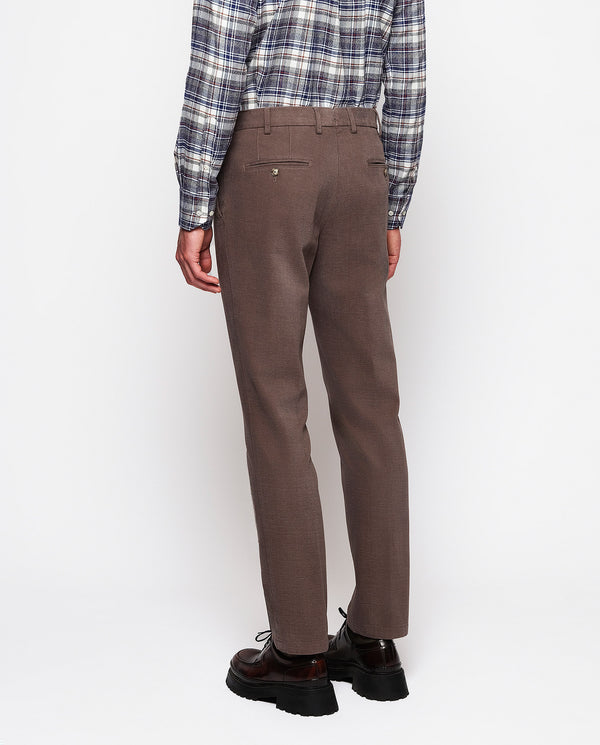 Pantalón chino topo de algodón by MIRTO