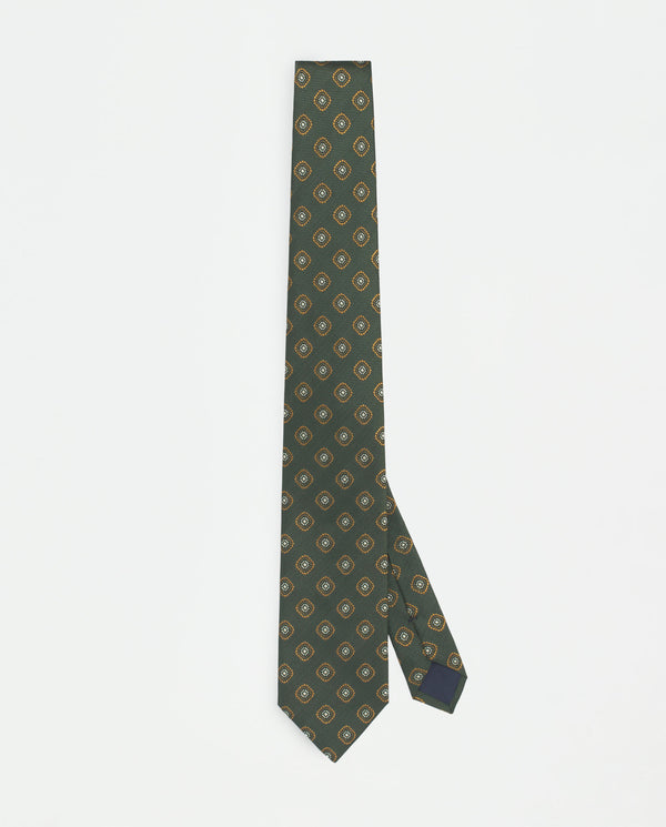 Corbata jacquard estampada seda natural by MIRTO