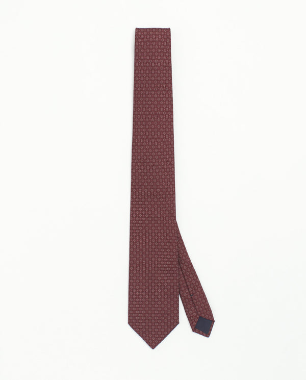 Corbata jacquard estampada seda natural by MIRTO