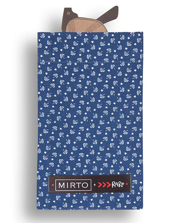 Glass Pocket Square "Good Luck Baby" by MIRTO