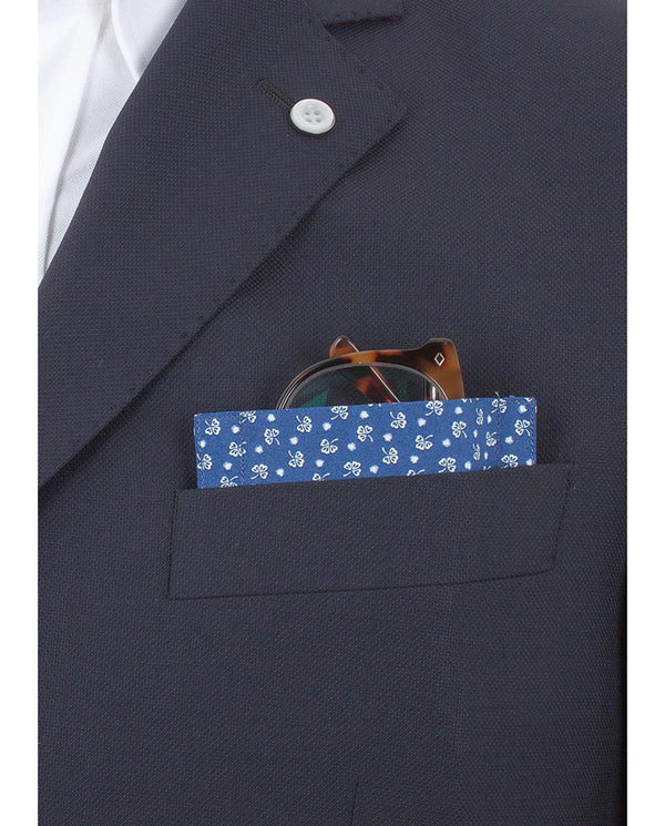 Glass Pocket Square "Good Luck Baby" by MIRTO