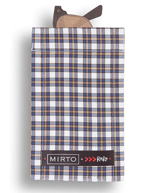 Glass Pocket Square "Crossing Lines" by MIRTO