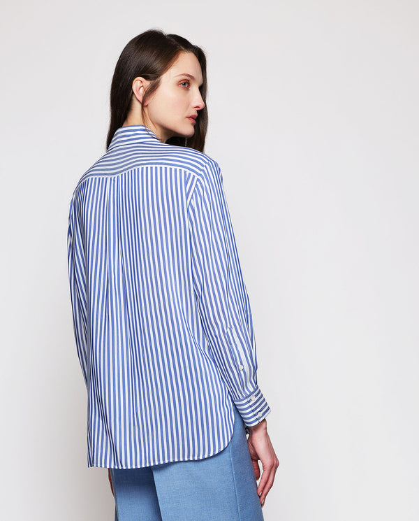 Blusa de rayas azules by MIRTO