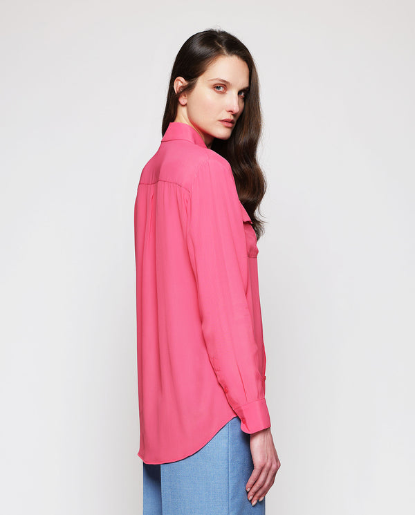 Blusa fluida coral by MIRTO