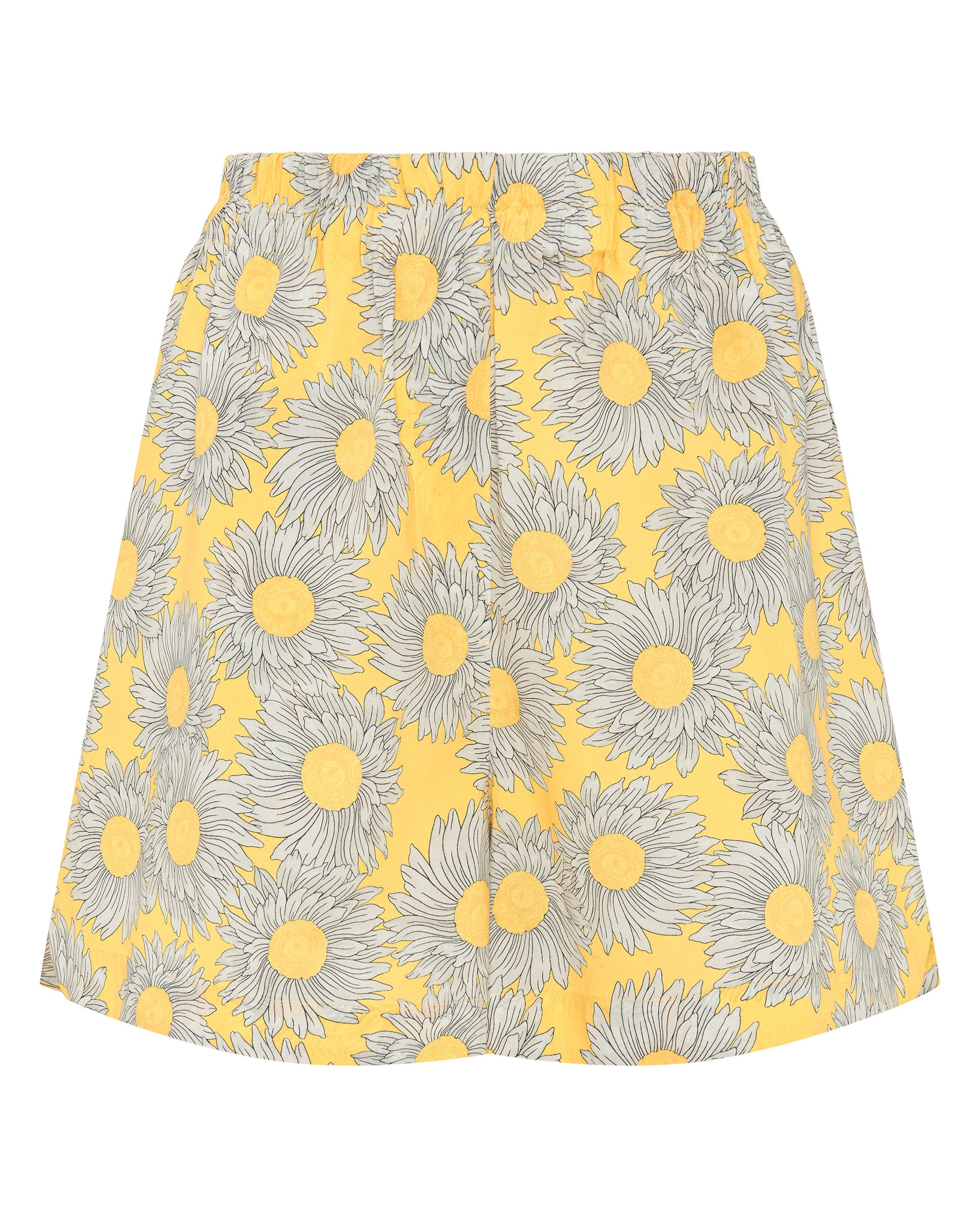 Short de algodón estampado floral amarillo by MIRT