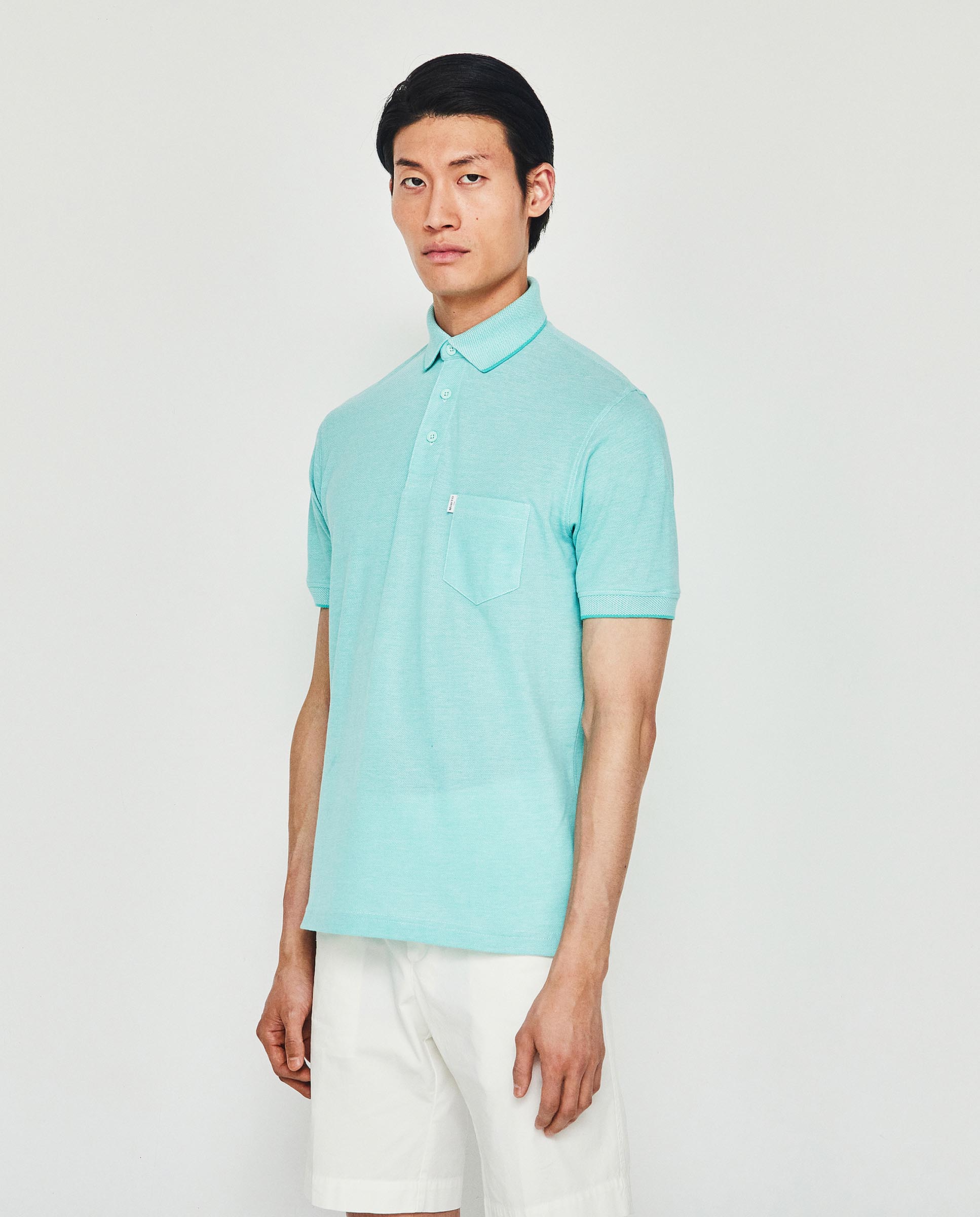 Polos Hombre, Polo Liso Verde Agua