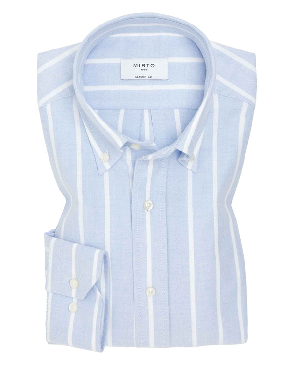 Camisa casual de algodón Oxford cepillado by MIRTO