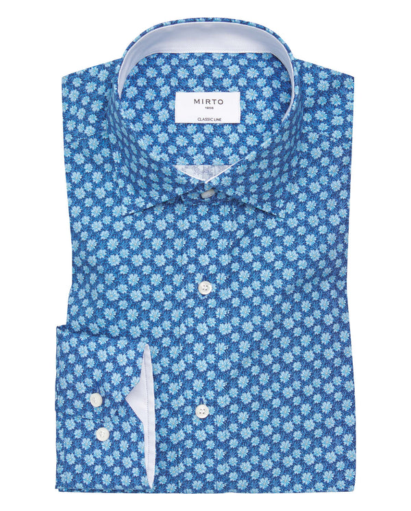 Camisa casual de algodón estampado floral by MIRTO