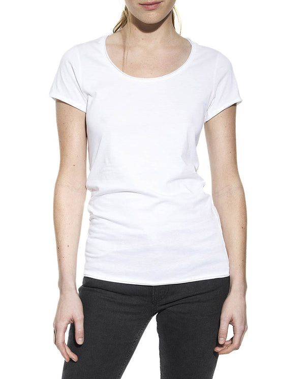 CREW-NECK RELAXED WHITE by MIRTO