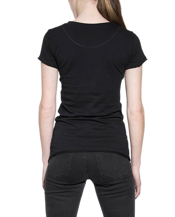 CREW-NECK RELAXED BLACK by MIRTO