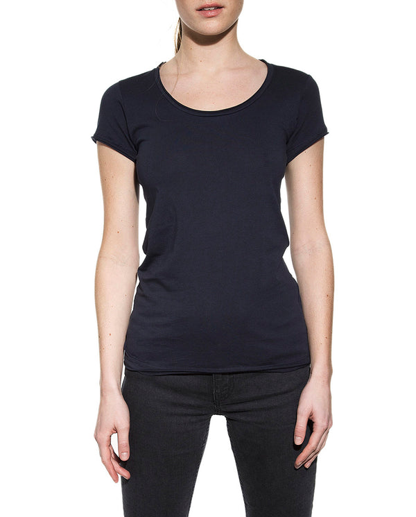 CREW-NECK RELAXED DARK NAVY by MIRTO